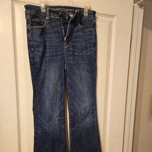 American Eagle Womens Jeans Dark Wash Size 4